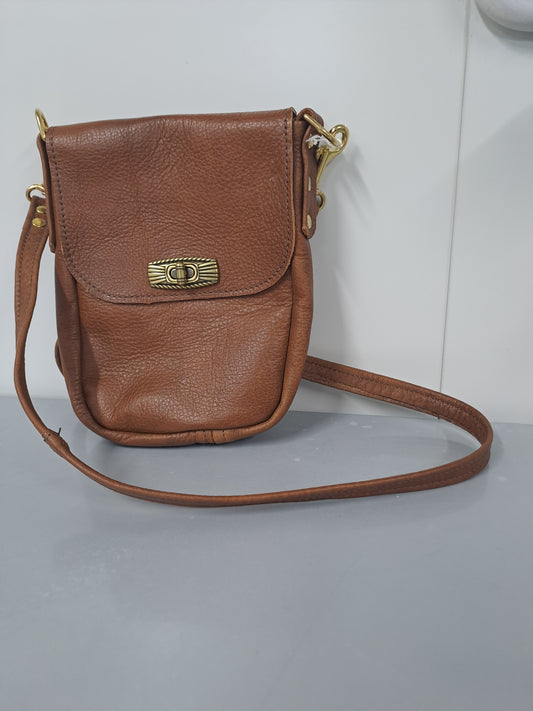 LEATHER HANDBAG (sml) in soft buttery leather