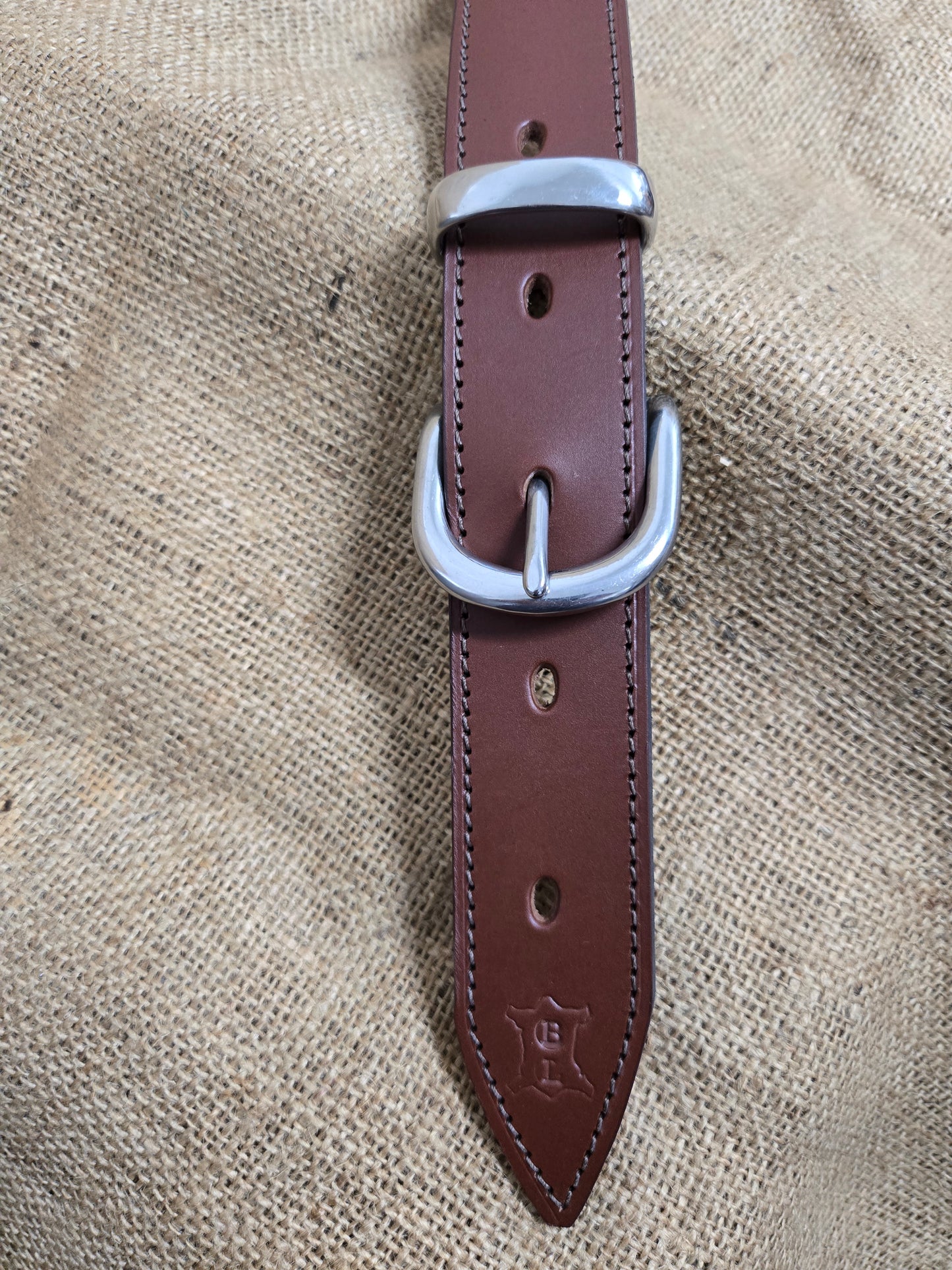 LEATHER BELTS for Men or Women Plain  (32mm wide)