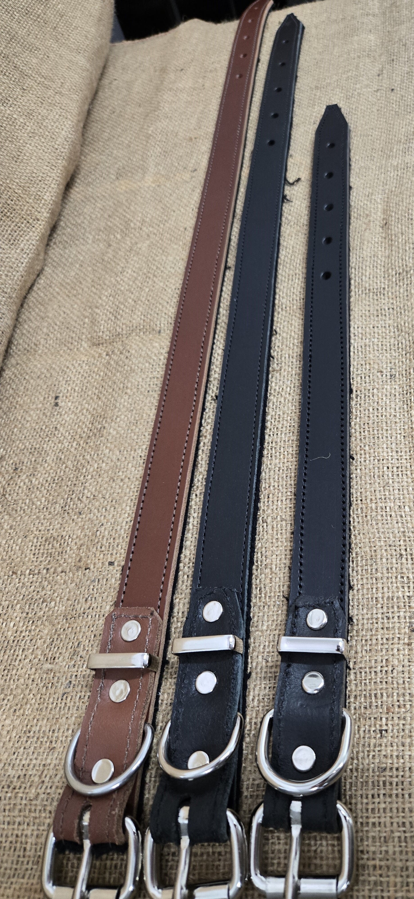 Dog Collars Leather - 25mm