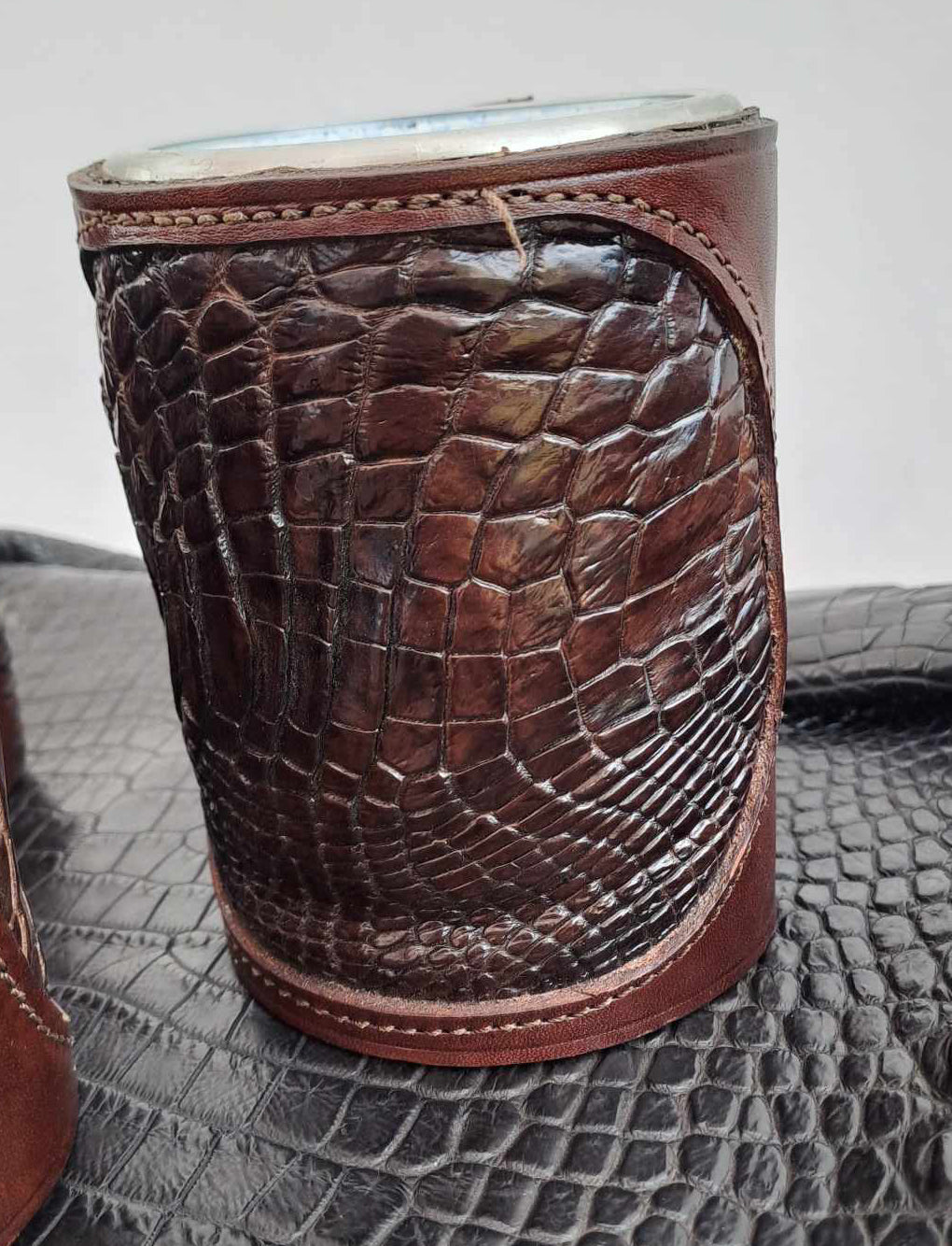 Crocodile Skin Stubby Holders