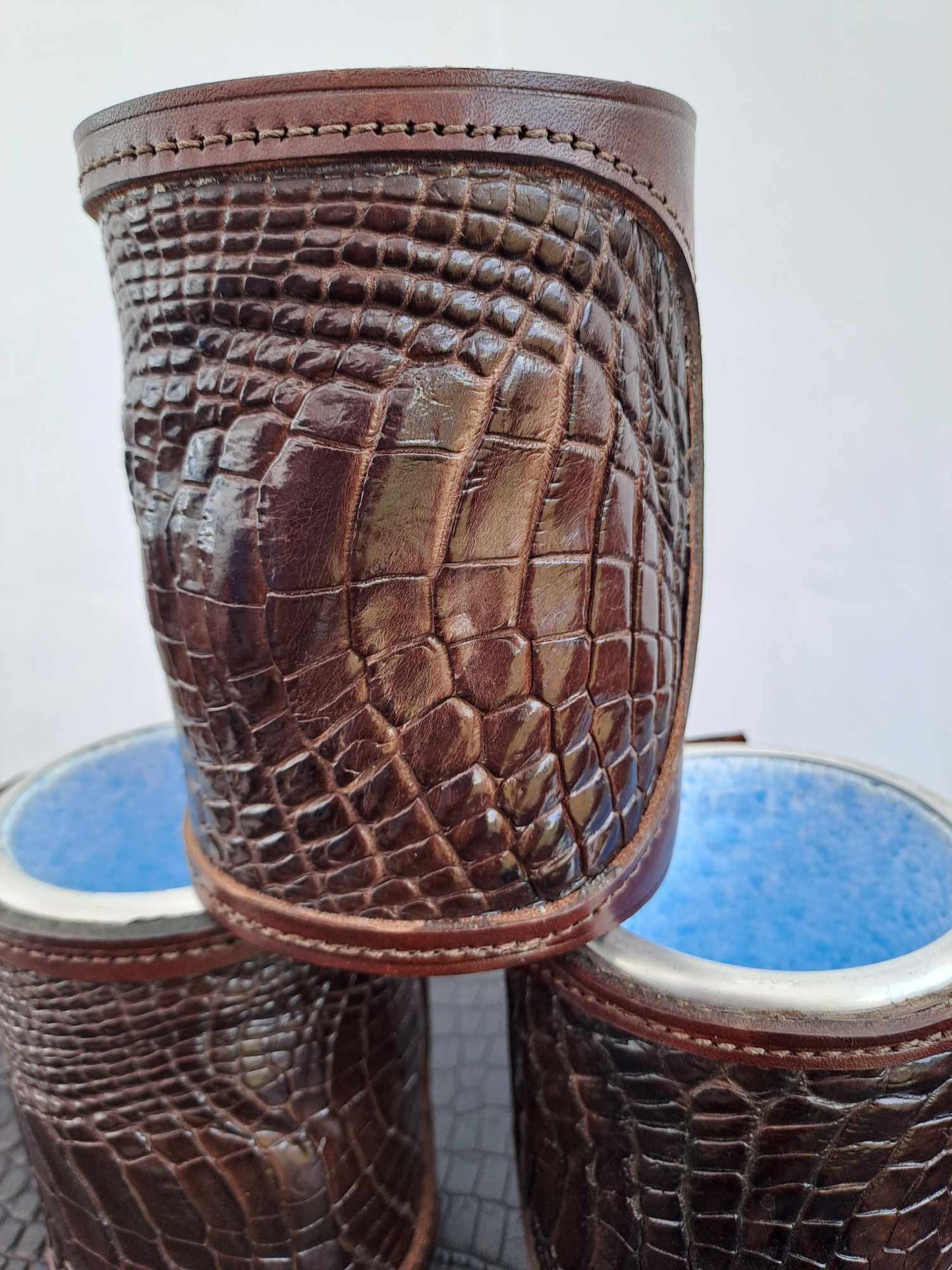 Crocodile Skin Stubby Holders